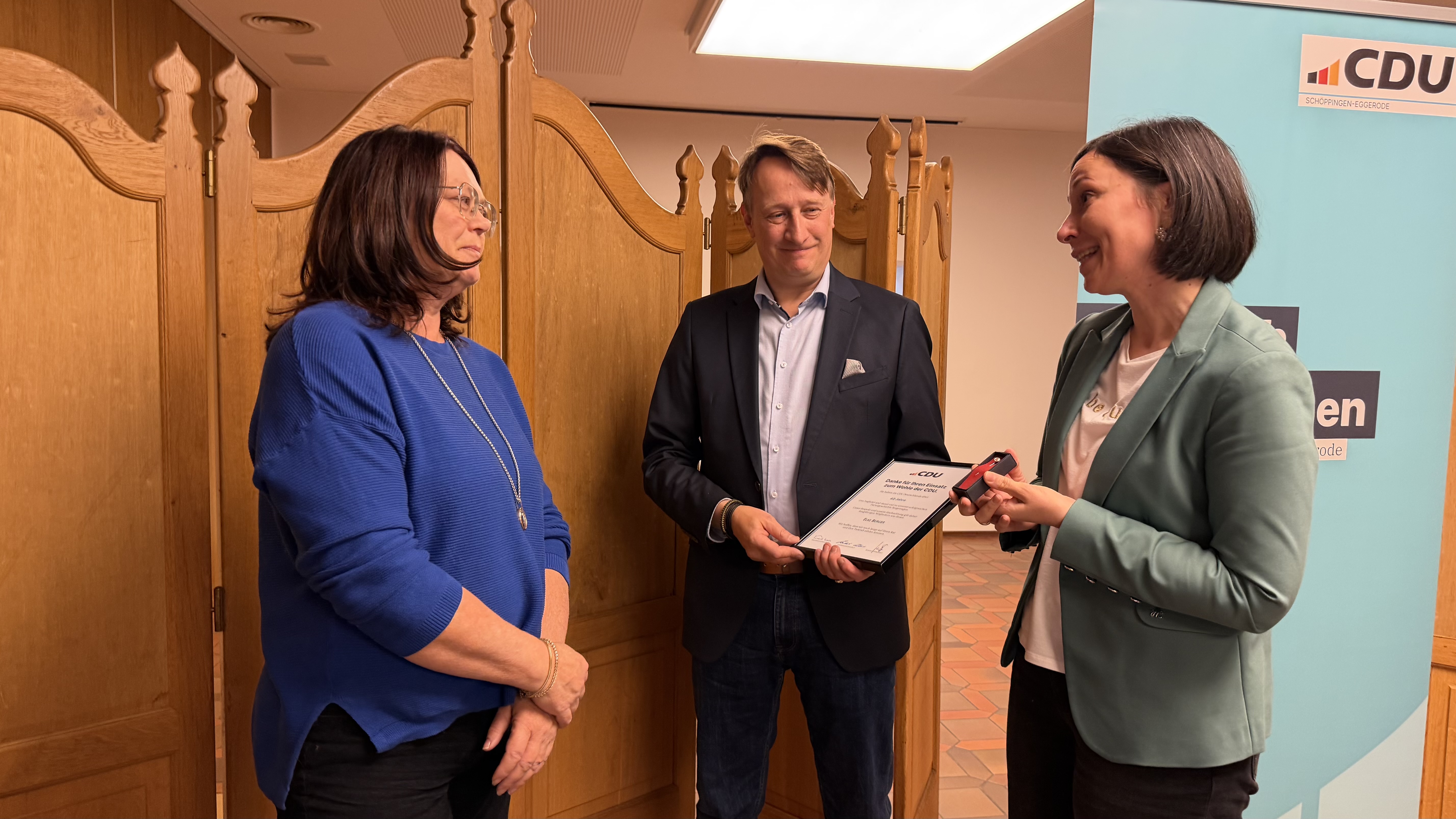 Elke Berger ist seit 40 Jahren Mitglied in der CDU